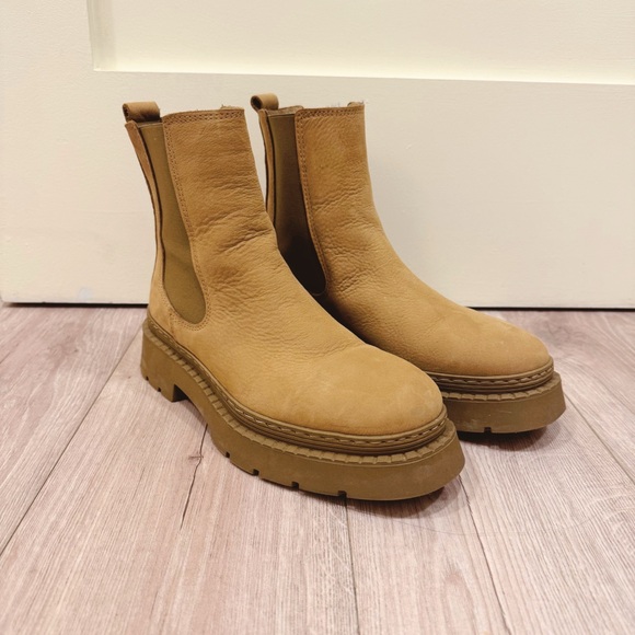 Dune London Tan Ankle Boots - Picture 2 of 6